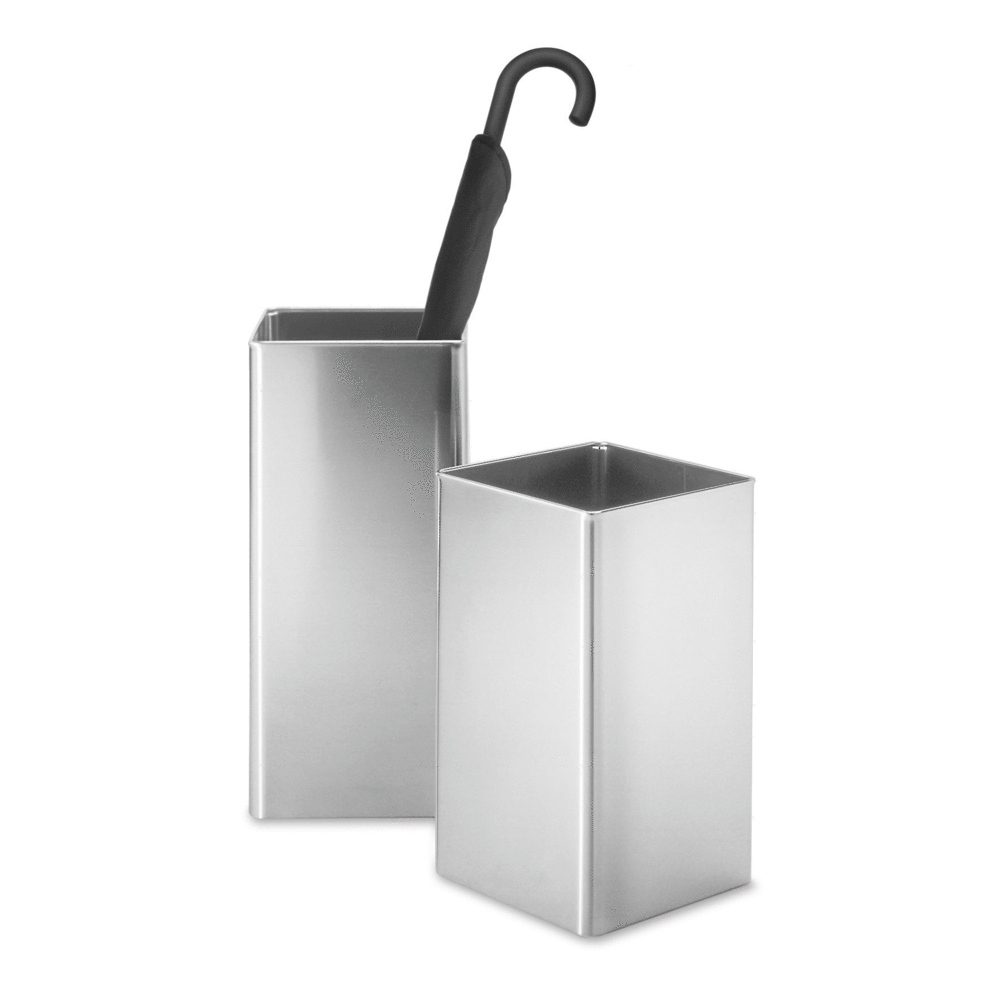 Angolo Brushed Stainless Steel Waste Paper Basket 50477