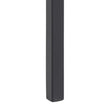 Angus Dining Table in Black 200x74cm Included 4 Carrie Swivel Dining Chairs in Sand