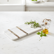 Annika White And Brown Forest Marble Paddle Board
