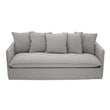 Antibes 3 Seater Grey Sofa
