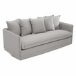 Antibes 3 Seater Grey Sofa