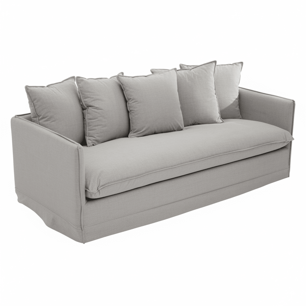 Antibes 3 Seater Grey Sofa