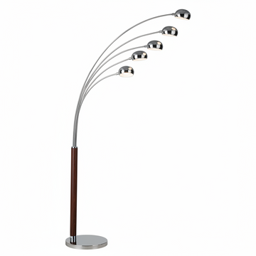 Zeus 5 Arced Lights Floor Lamp