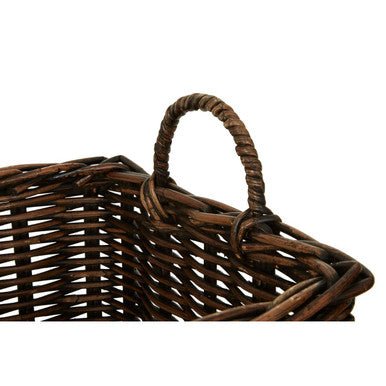 Argento Set of Two Natural Rattan Storage Baskets