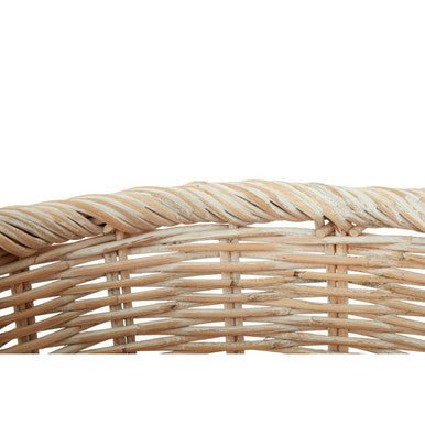 Argento Whitewash Rattan Storage Baskets - Set of 3