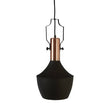 Argo Medium Pendant Light in Black and Copper