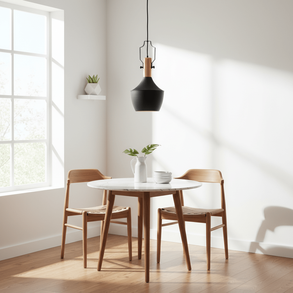 Argo Medium Pendant Light in Black and Copper