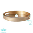 Argon Tableware Round Serving Tray - 33cm - Rose Gold