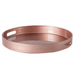 Argon Tableware Round Serving Tray - 33cm - Rose Gold