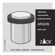 Argos Brushed Stainless Steel 5 cm Floor Door Stop 50617