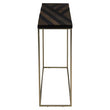 Aris Black And Gold Console Table