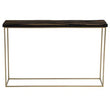 Aris Black And Gold Console Table
