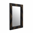Aris Black and Gold Wall Mirror