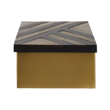 Aris Large Black and Gold Storage Box