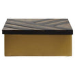 Aris Large Black and Gold Storage Box