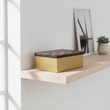 Aris Small Black and Gold Storage Box