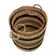 Arles Black Stripes Seagrass Baskets