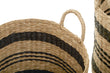 Arles Black Stripes Seagrass Baskets