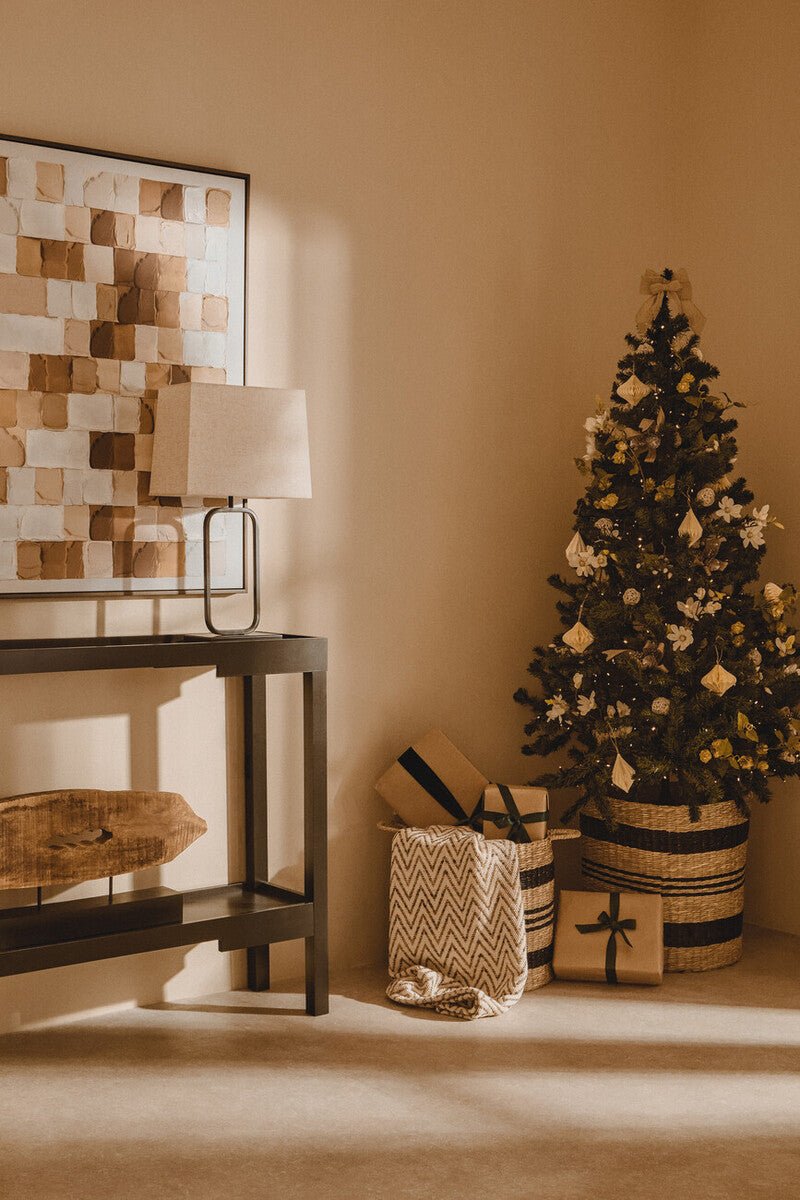 Arles Black Stripes Seagrass Baskets