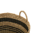 Arles Black Stripes Seagrass Baskets