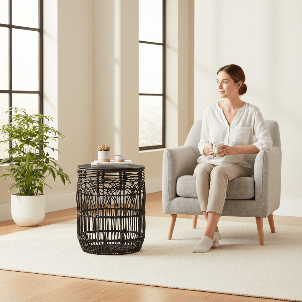 Arles Round Stool Table