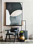 Arlo Black Ombre Side Table