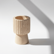 Arlo Engraved Wooden Vase