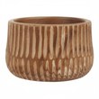 Arlo Large Brown And Natural Wooden Planter