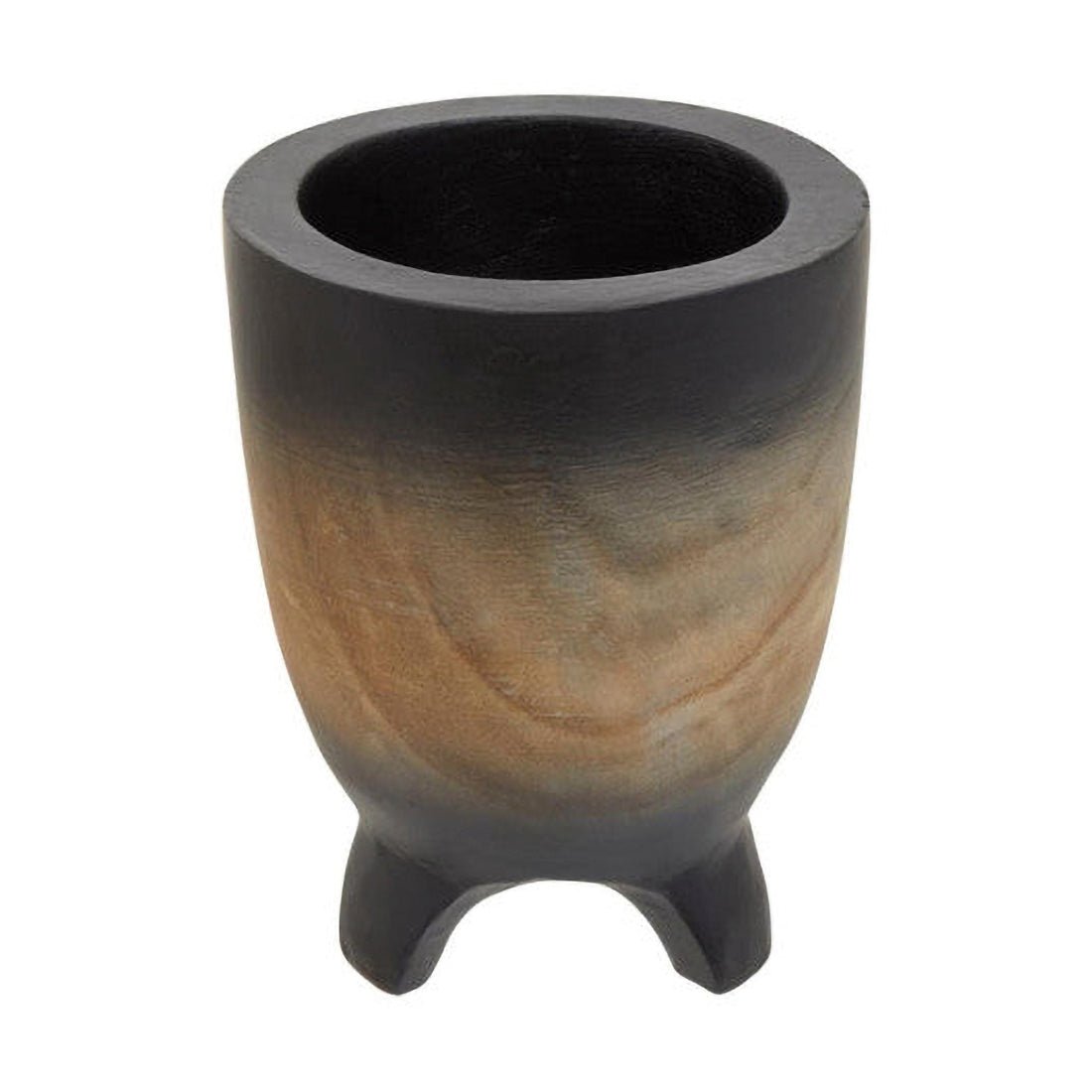 Arlo Large Wooden Black Ombre Planter