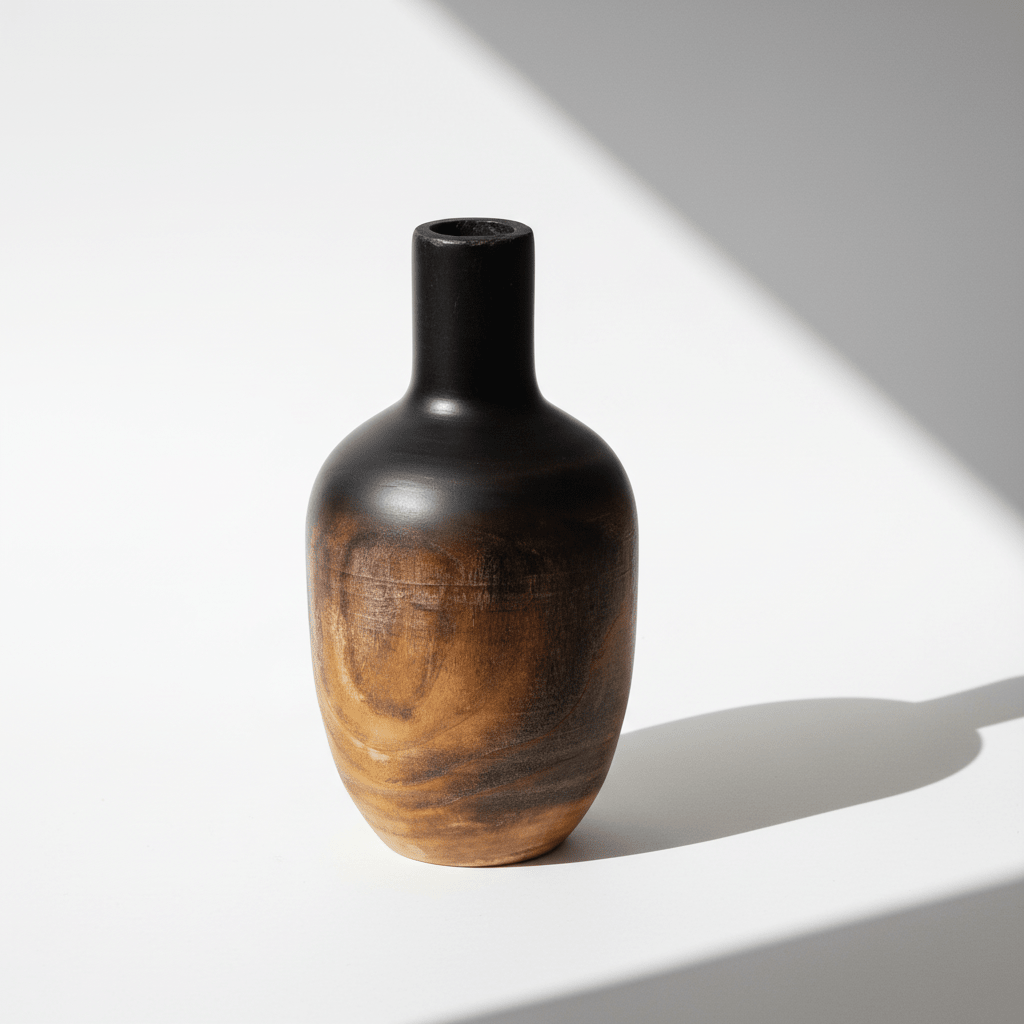 Arlo Large Wooden Ombre Vase