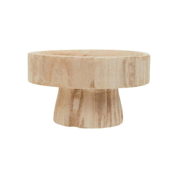 Arlo Natural Engraved Round Bowl