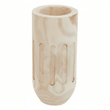 Arlo Natural Engraved Wooden Vase.