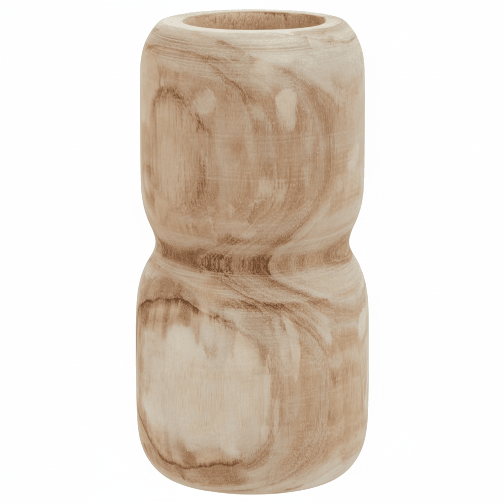 Arlo Natural Wooden Vase