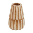 Arlo Small Brown And Natural Wooden Vase