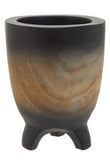 Arlo Small Wooden Black Ombre Planter