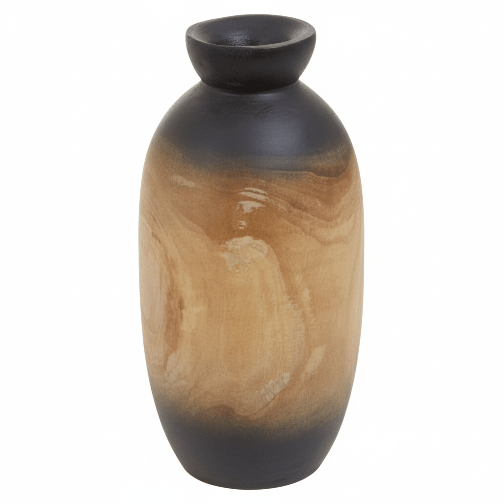 Arlo Small Wooden Ombre Vase