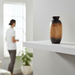 Arlo Small Wooden Ombre Vase