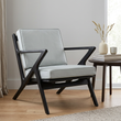 Armchair with styled side table