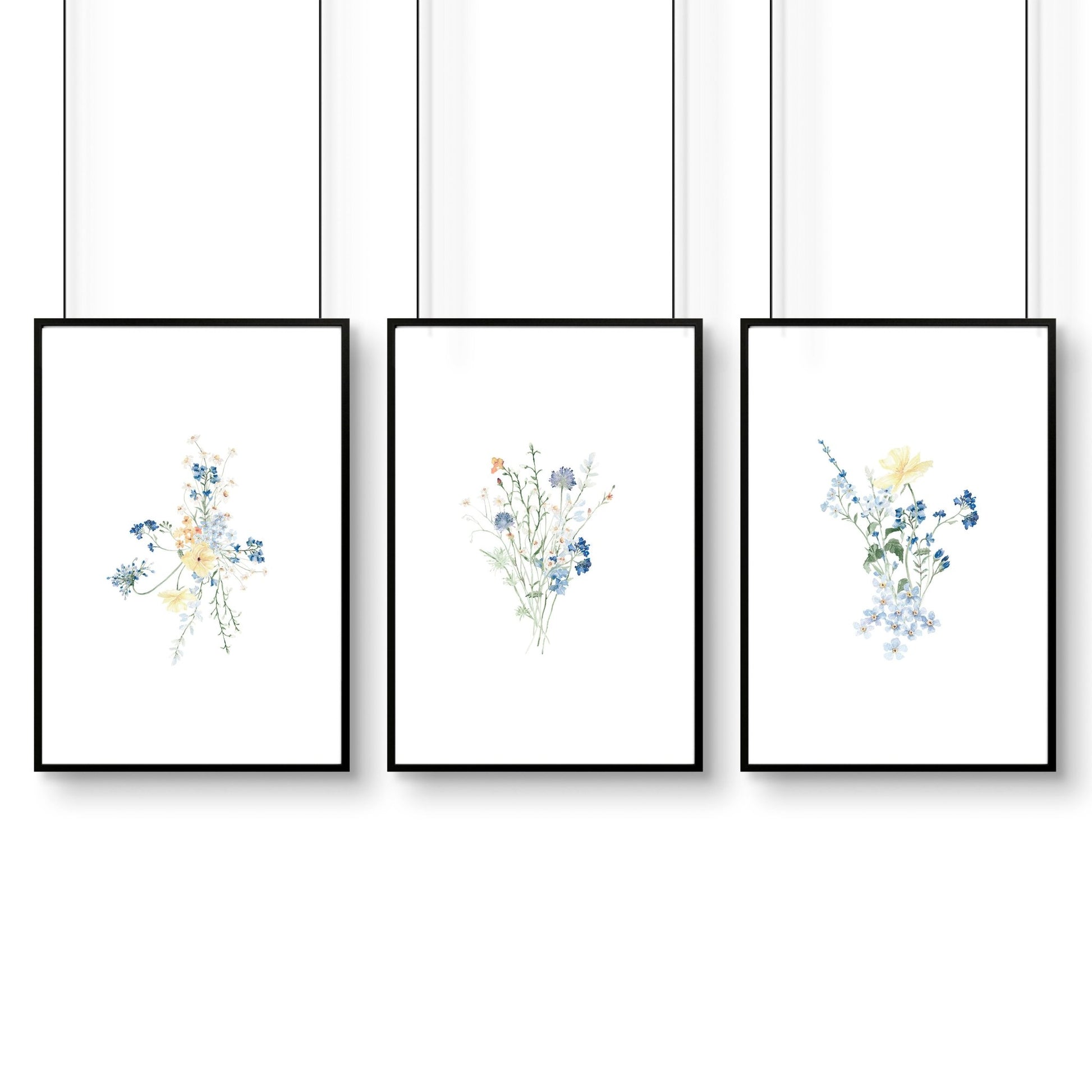 Art Botanical Prints | Set of 3 wall art prints