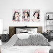 Art Decor For Bedroom Wall | Set of 3 Boho Women Wall art Prints