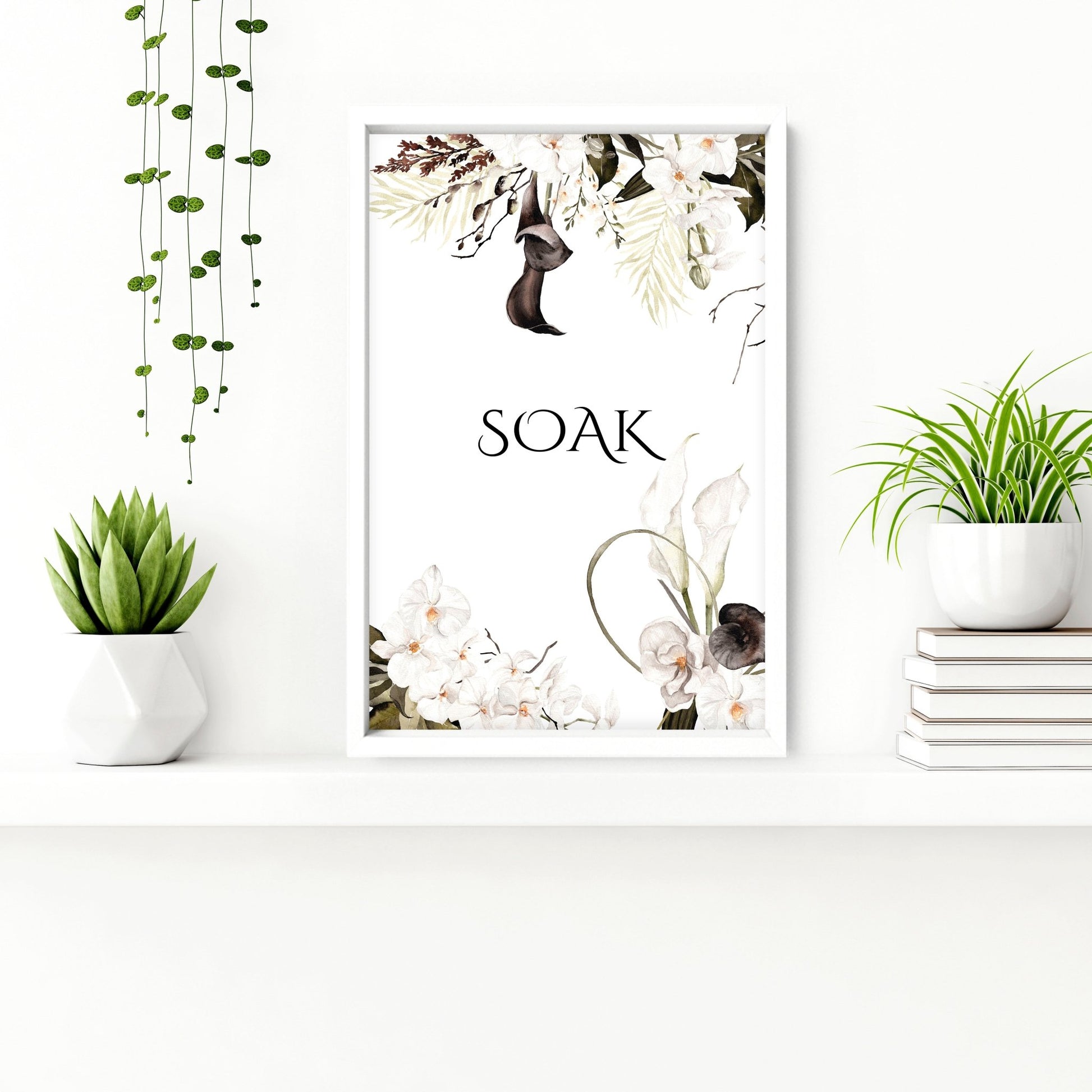 Art For A Bathroom Wall | Set of 3 wall art prints