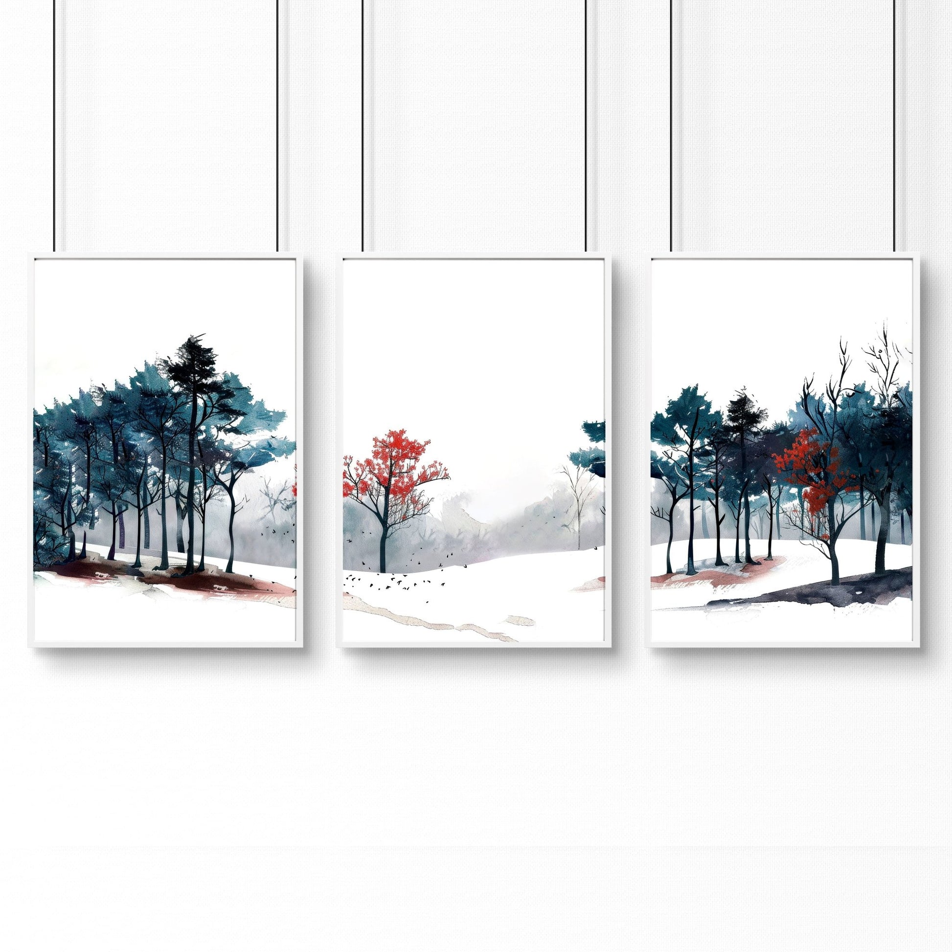 Art For A Bedroom Wall | Set of 3 wall art prints