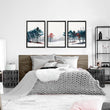 Art For A Bedroom Wall | Set of 3 wall art prints