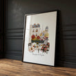 Art for Bedroom Autumn Paris Travel Wall Art Prints | 