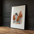 Art for Bedroom Autumn Paris Travel wall art | 