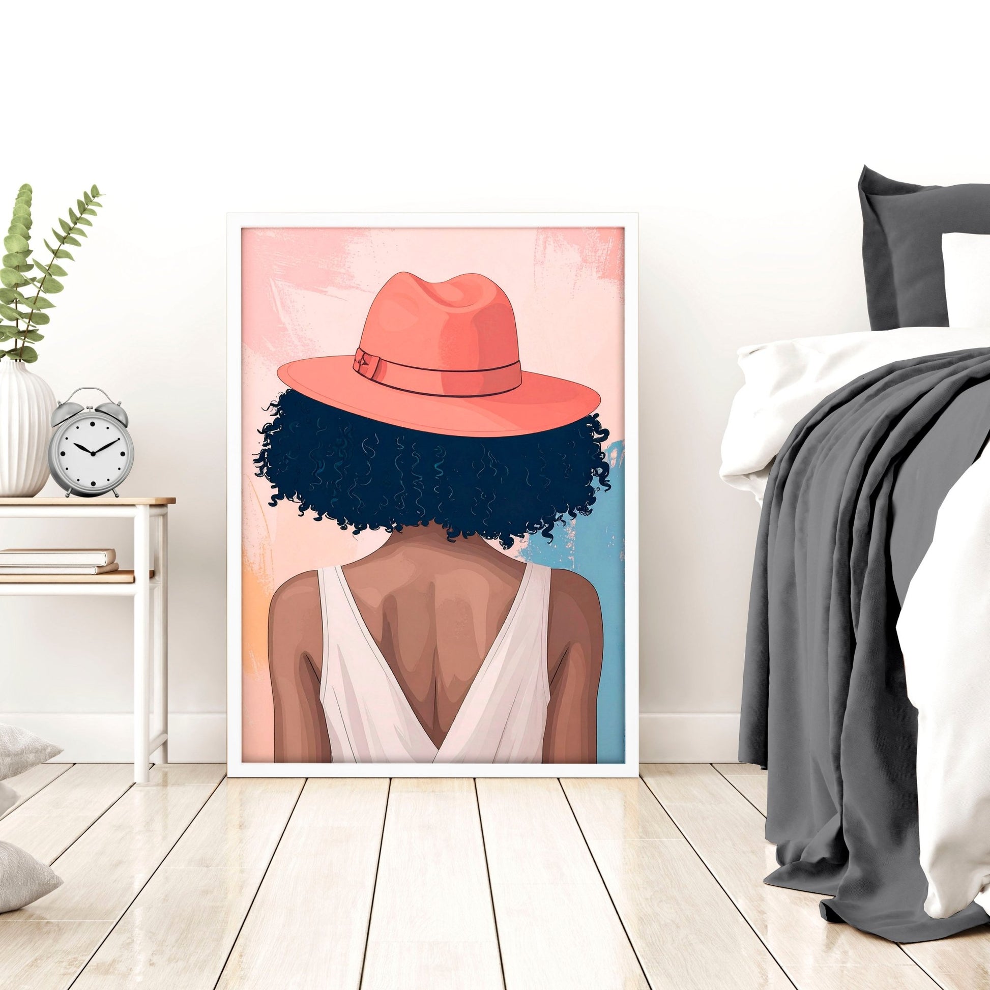 Art For Bedroom | Set of 3 Boho Women Wall art Prints