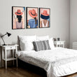 Art For Bedroom | Set of 3 Boho Women Wall art Prints