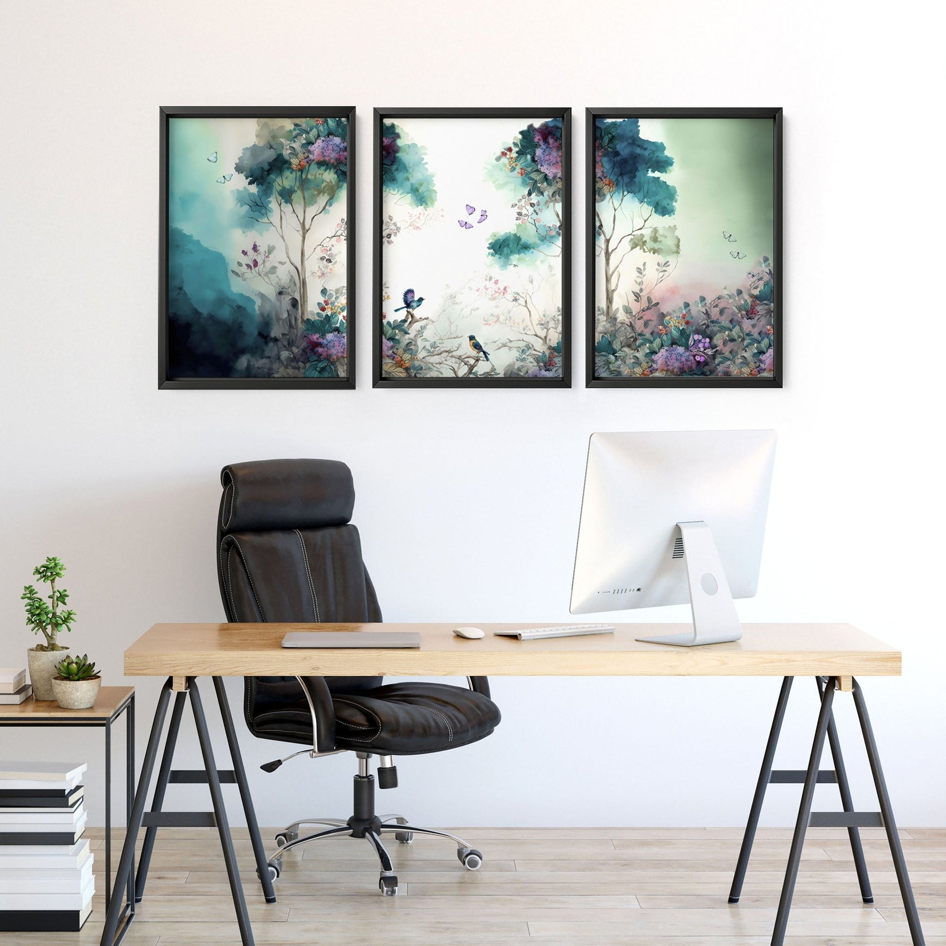 Art For Home Office | Set of 3 wall art prints