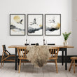 Art For Huge Wall | Set of 3 Asian Inspired Wall art Prints