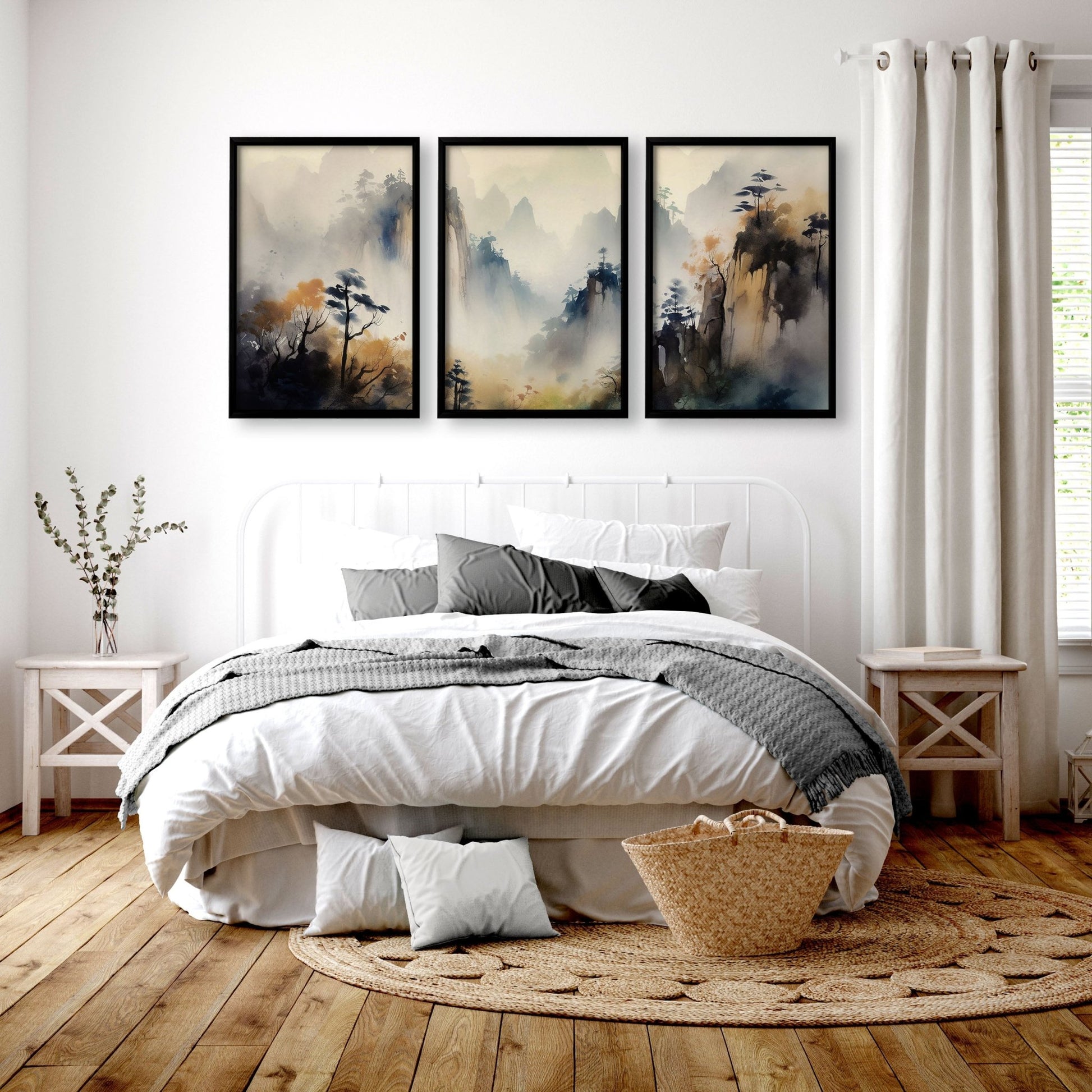 Art For Walls | Set of 3 Asian Inspired Wall art Prints